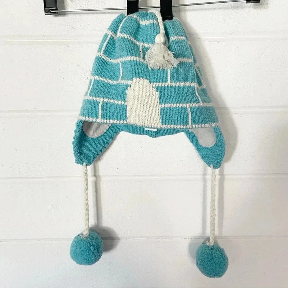 Kate Spade Kids Winter Pom Pom Wool Lined with Fleece Beanie
